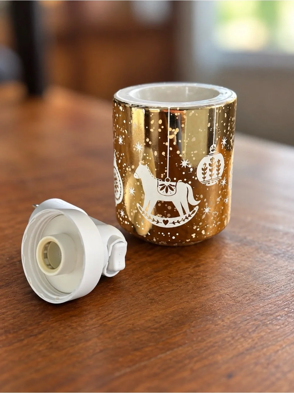 Scentsy “Adorn” Mini Warmer Plug-In Light Holiday Rocking Horse Ornament